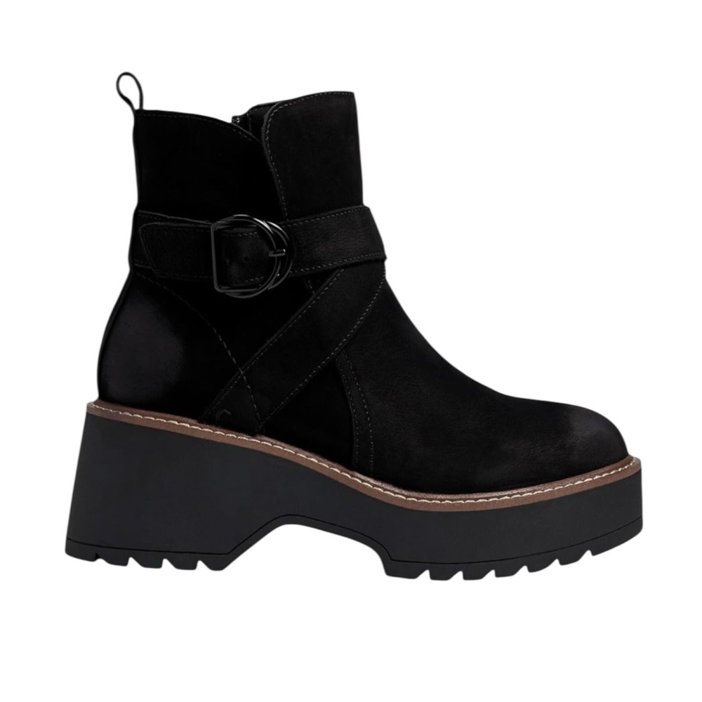 Blondo Giovanni Platform Ankle Boot with Buckle Strap